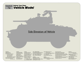 WW2 Military Vehicles - M3A1 Mouse Mat 1