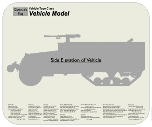 WW2 Military Vehicles - Valentine MkX Place Mat Medium 1