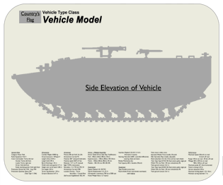 WW2 Military Vehicles - LVT(A)-2 Water Buffalo Place Mat Medium 1