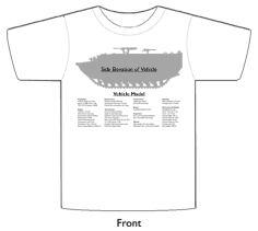 WW2 Military Vehicles - LVT(A)-4 (early) T-shirt 1 Front