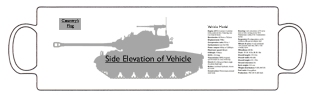 WW2 Military Vehicles - M5 High Speed Tractor Mug 2