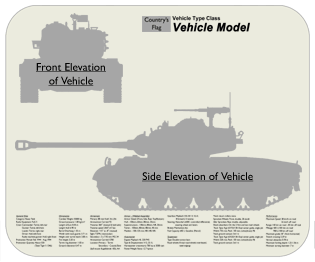 WW2 Military Vehicles - ARL-44 Place Mat Medium 2