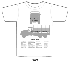 WW2 Military Vehicles - Iosef Stalin I T-shirt 2 Front