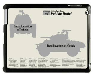 WW2 Military Vehicles - Type 97 Ho-K Large Tablet Cover 2