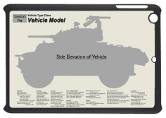 WW2 Military Vehicles - BA-20 202(r) Small Tablet Cover 1