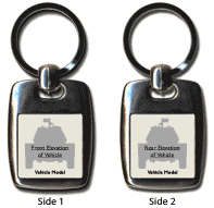 WW2 Military Vehicles - Sd.Kfz.232 (Fu) 8 wheel Keyring 5