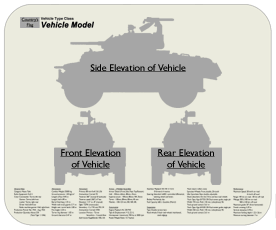 WW2 Military Vehicles - Leichter Panzerspahwagen Sd.Kfz.222 Place Mat Small 2