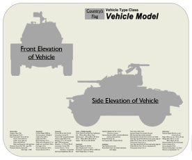 WW2 Military Vehicles - Type 97 Ho-K Place Mat Small 2