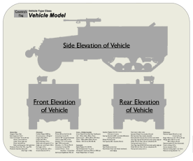 WW2 Military Vehicles - Gleiskettenlastkraft-Wg 2t Opal Maultier Sd.Kfz.3a Place Mat Small 2