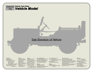 WW2 Military Vehicles - Chevrolet 30cwt Mouse Mat 1