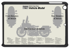 WW2 Military Vehicles - Zundapp KS-750 Small Tablet Cover 2