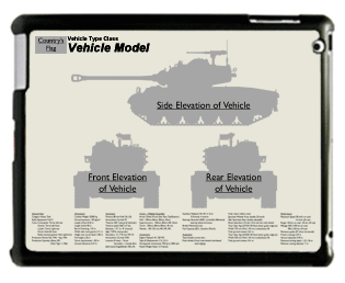 WW2 Military Vehicles - Type 97 Chi-Ha-3 Large Tablet Cover 2