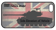 WW2 Military Vehicles - Churchill AVRE Ark MkII Phone Cover 2