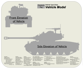 WW2 Military Vehicles - Type 92 Osaka HoKoKu-Go Place Mat Small 2