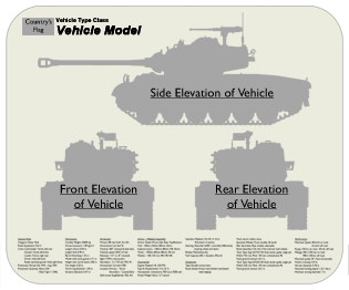 WW2 Military Vehicles - T-26A-2 Place Mat Medium 2