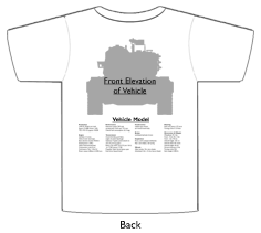 WW2 Military Vehicles - A13 MkII T-shirt 2 Back