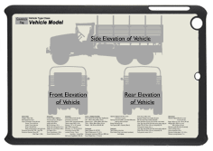 WW2 Military Vehicles - Volkswagen Type 87 Small Tablet Cover 2