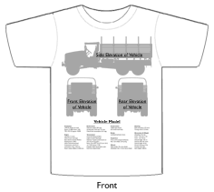 WW2 Military Vehicles - Volkswagen Type 87 T-shirt 2 Front