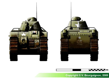 France Char de Bataille B1-bis FFI (1944)