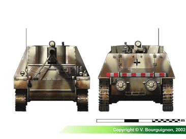 Germany sPanzerhaubitze auf Geschutzwagen III/IV Hummel