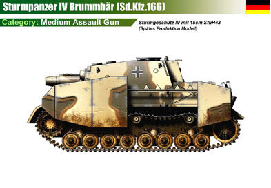 Germany Sturmpanzer IV Brummbar (Sd.Kfz.166) (late)