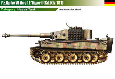 Germany Pz.Kpfw VI Ausf.E Tiger I (mid)