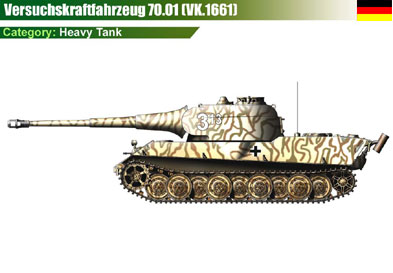 Germany Versuchskraftfahrzeug 70.01 (VK.1661)