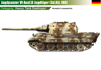 Germany Jagdpanzer VI Ausf.B Jagdtiger (Henschel suspension)