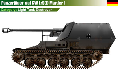 Germany Marder I auf GW LrS(f)