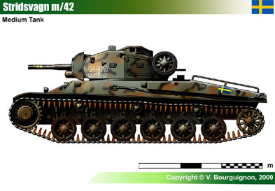 Sweden Stridsvagn m/42