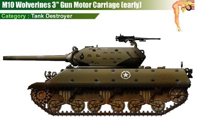USA M10 Wolverines (early)